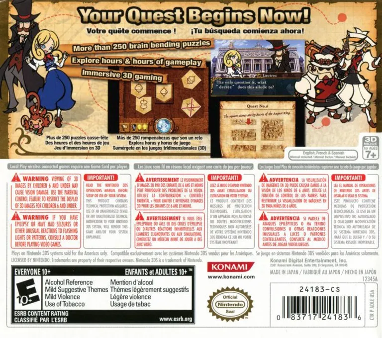 Doctor Lautrec and the Forgotten Knights box back