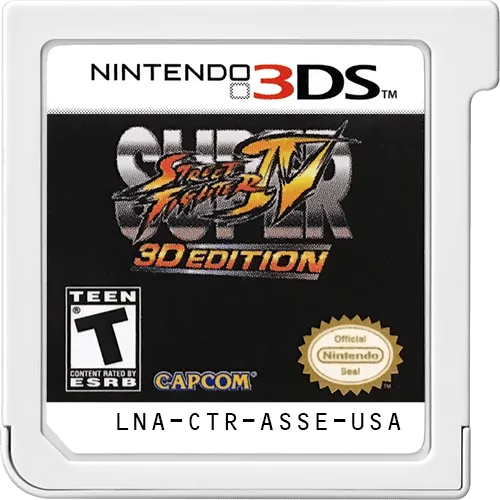 Super Street Fighter IV: 3D Edition cart