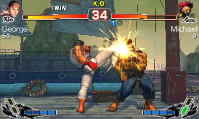 Backdrop artwork for Super Street Fighter IV: 3D Edition