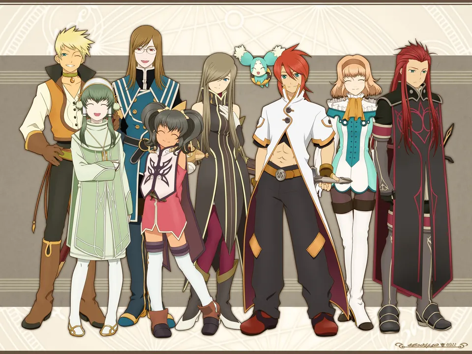 Backdrop artwork for Tales of the Abyss