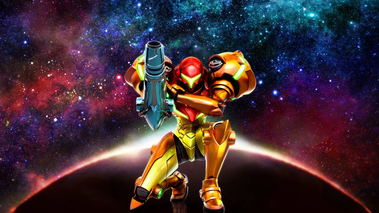 Backdrop artwork for Metroid: Samus Returns