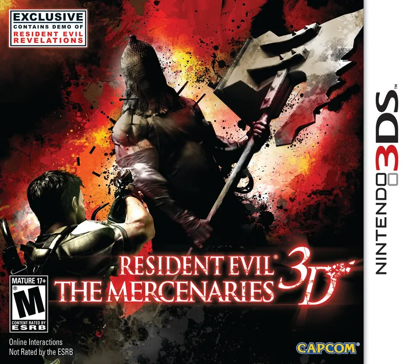 Resident Evil: The Mercenaries 3D box art