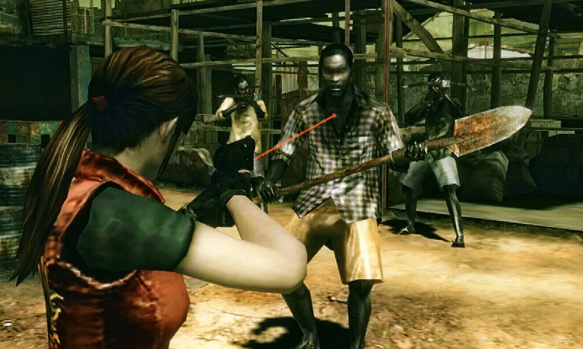 Backdrop artwork for Resident Evil: The Mercenaries 3D