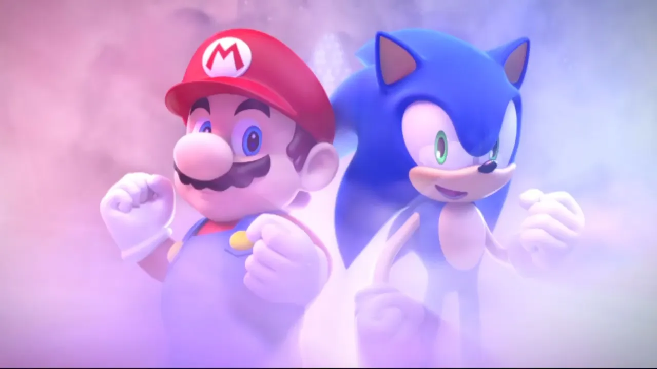 Backdrop artwork for Mario & Sonic at the London 2012 Olympic Games
