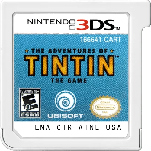The Adventures of Tintin: The Game cart