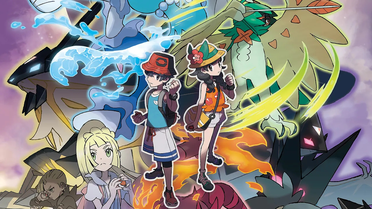 Backdrop artwork for Pokemon Ultra Sun