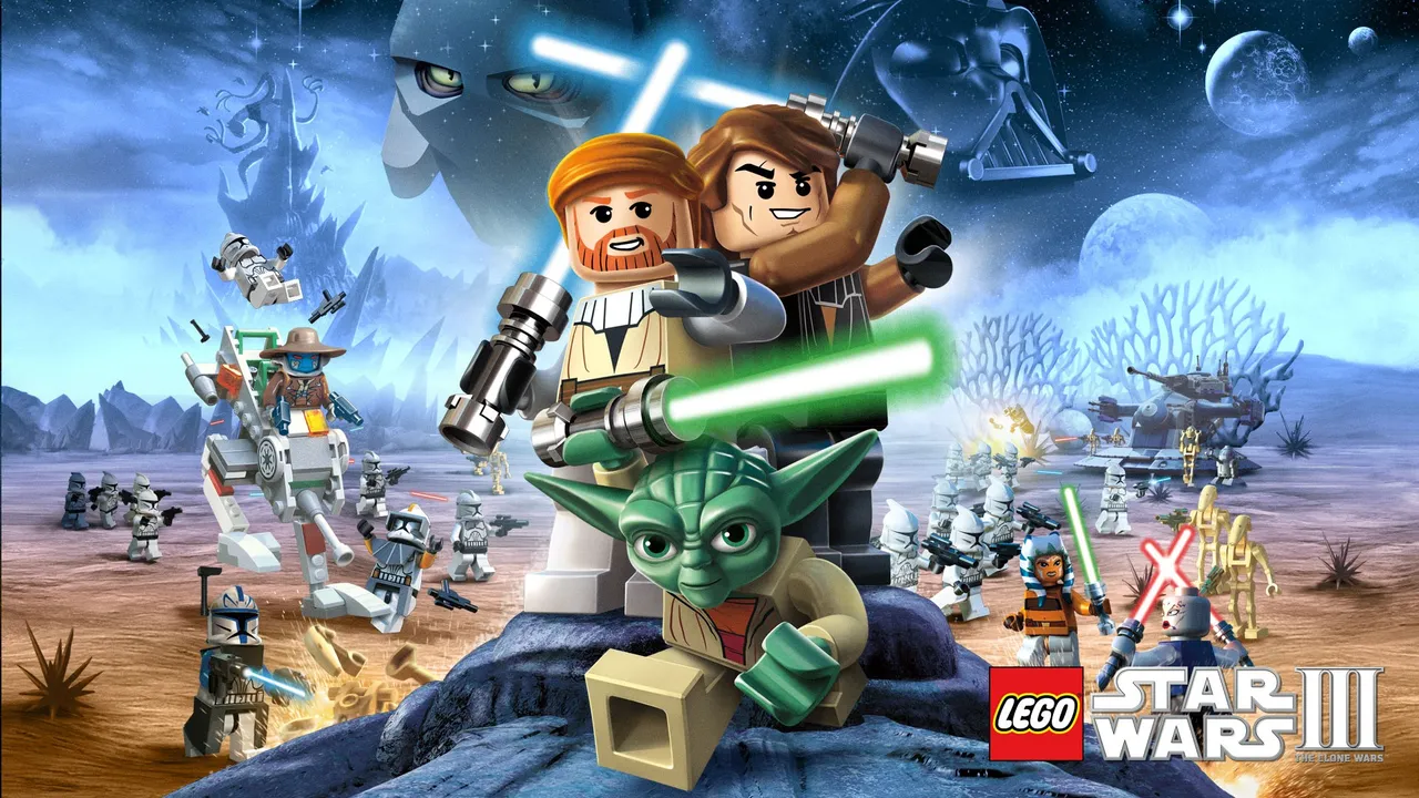 Backdrop artwork for LEGO Star Wars III: The Clone Wars