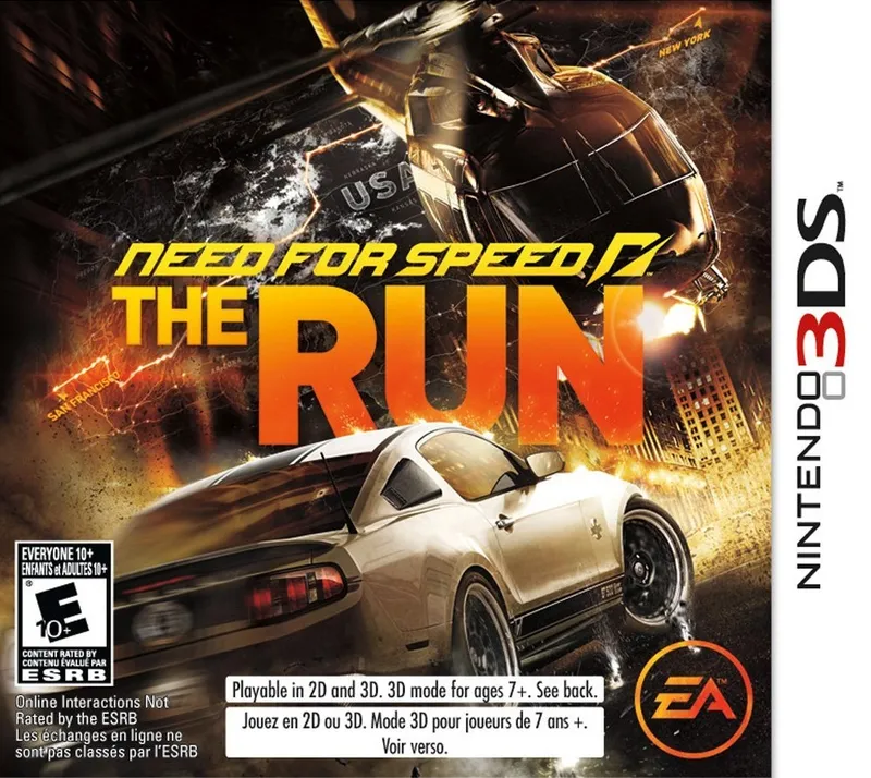 Need for Speed: The Run box art