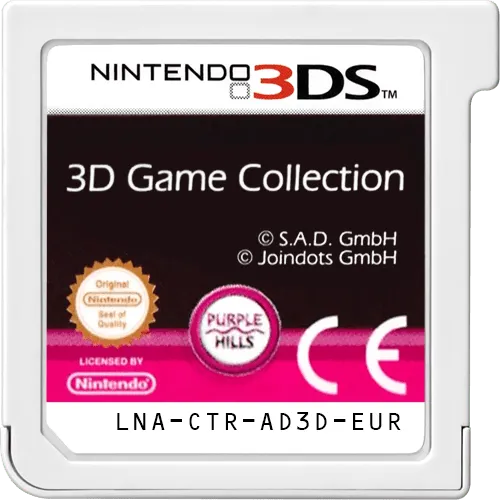 3D Game Collection: 55 in 1 cart