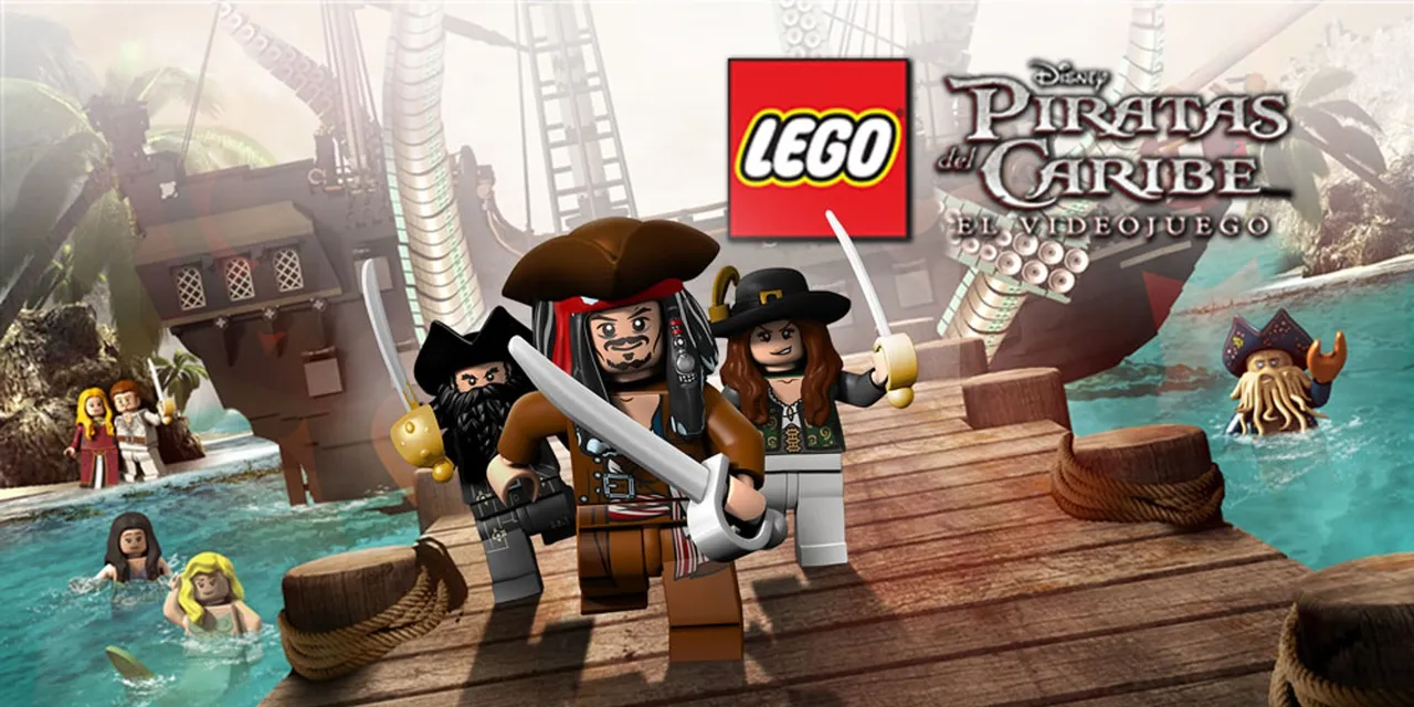 Backdrop artwork for LEGO Pirates of the Caribbean: The Video Game