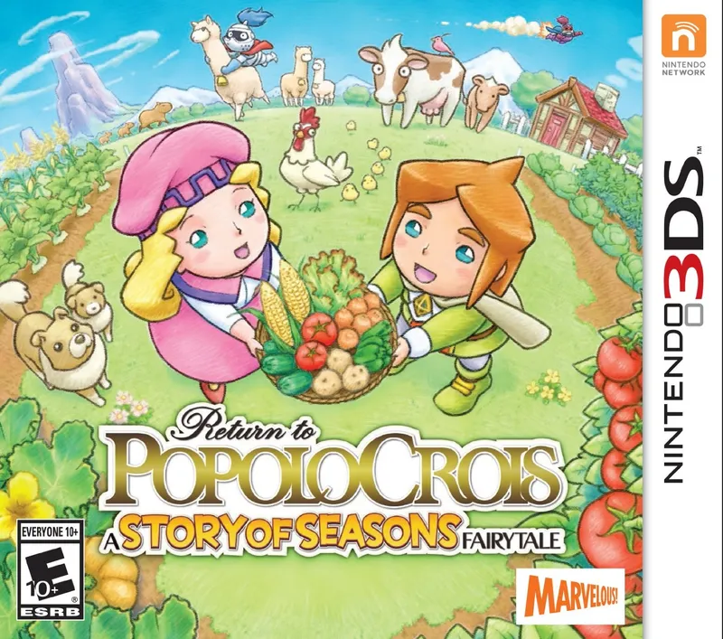 Return to PopoloCrois: A Story of Seasons Fairytale cover art for Nintendo 3DS