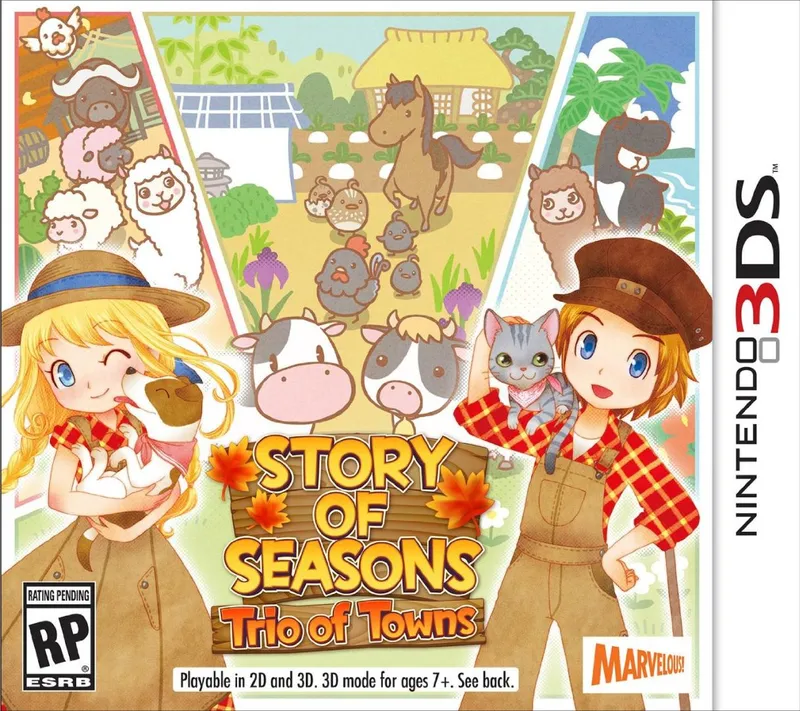 Story of Seasons: Trio of Towns box art