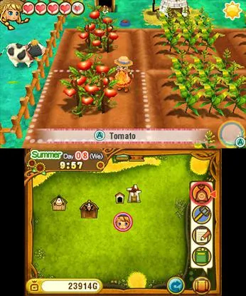 Backdrop artwork for Story of Seasons: Trio of Towns