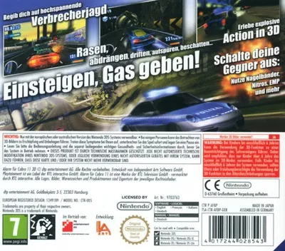 Crash Time 3D box back