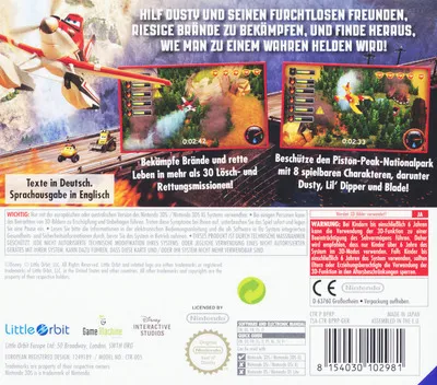 Disney Planes: Fire & Rescue box back
