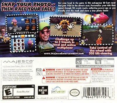 Face Racers: Photo Finish box back