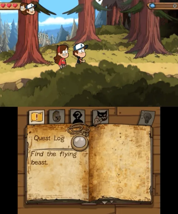 Gravity Falls: Legend of the Gnome Gemulets screenshot