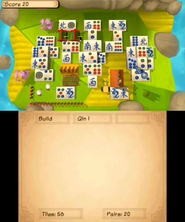 Backdrop artwork for Mahjong 3D: Warriors of the Emperor