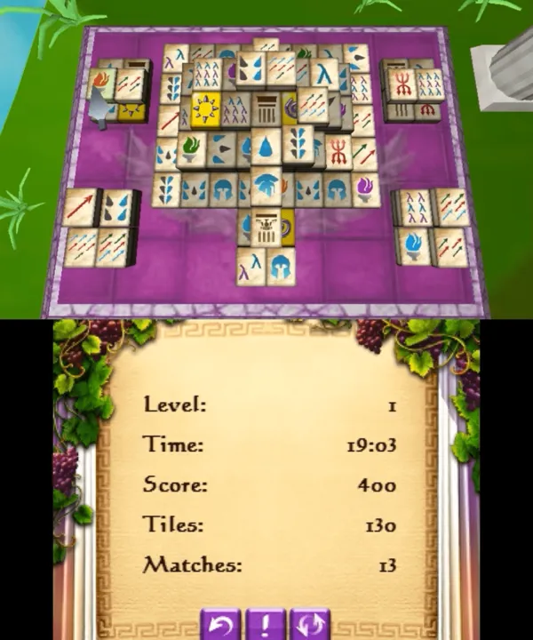 Backdrop artwork for Mahjong Mysteries: Ancient Athena 3D