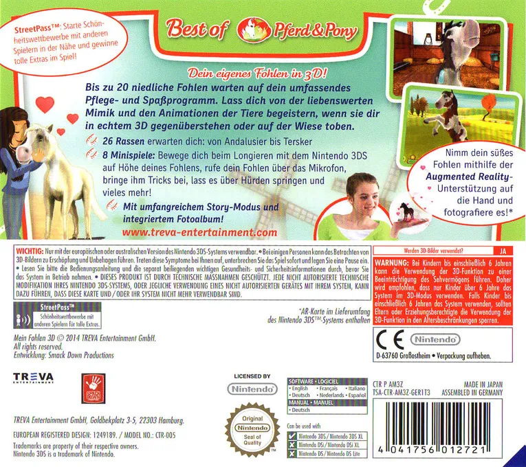 My Foal 3D box back