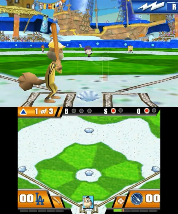 Backdrop artwork for Nicktoons MLB 3D