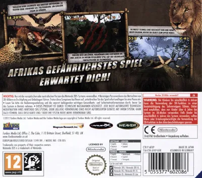 Outdoors Unleashed: Africa 3D box back
