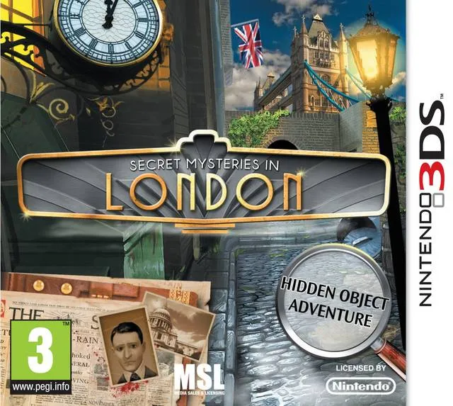 Secret Mysteries in London box art