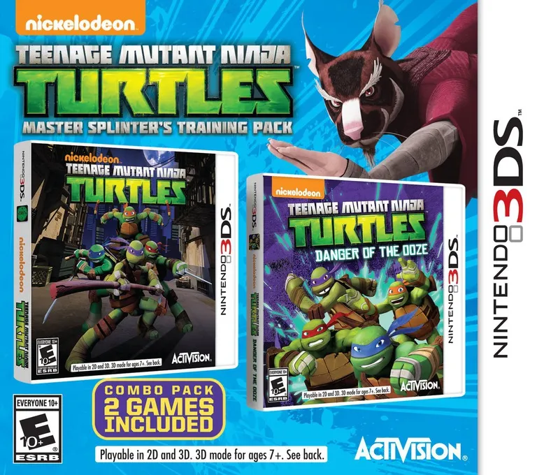 Teenage Mutant Ninja Turtles: Master Splinters Training Pack box art