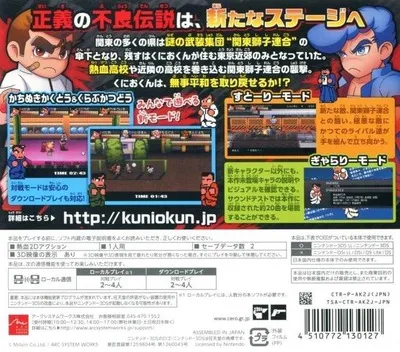 River City: Tokyo Rumble box back