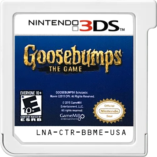 Goosebumps: The Game cart