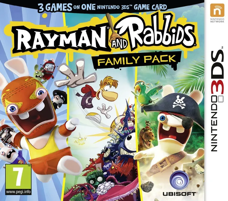 Rayman and Rabbids Family Pack box art