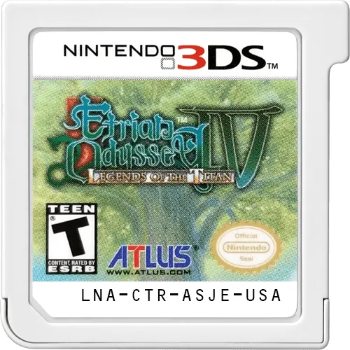 Etrian Odyssey IV: Legends of the Titan cart