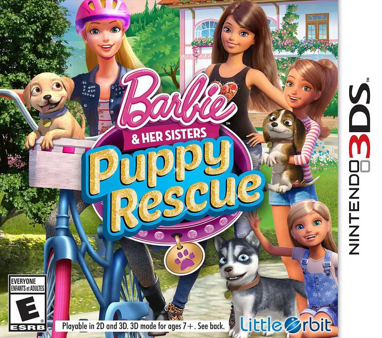 Barbie & Her Sisters: Puppy Rescue box art