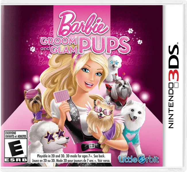 Barbie: Groom and Glam Pups box art