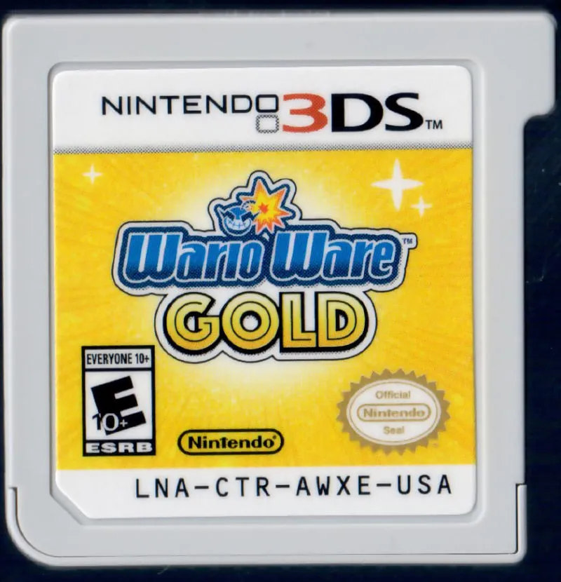 WarioWare Gold cart