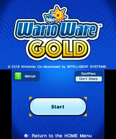 WarioWare Gold screenshot