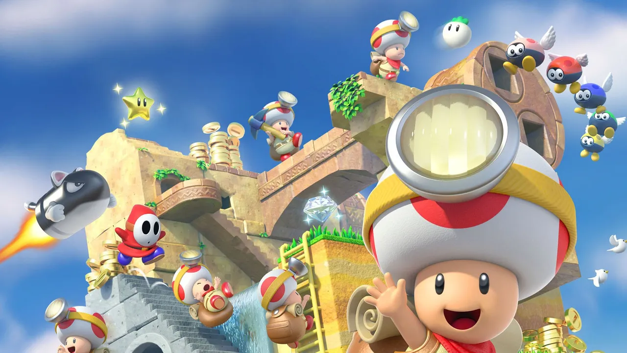 Backdrop artwork for Captain Toad: Treasure Tracker