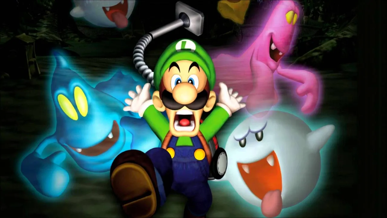 Backdrop artwork for Luigi's Mansion