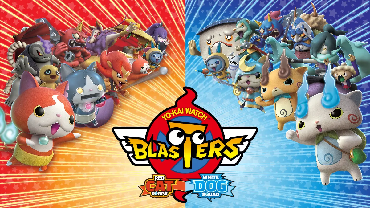 Backdrop artwork for Yo-kai Watch Blasters: Red Cat Corps
