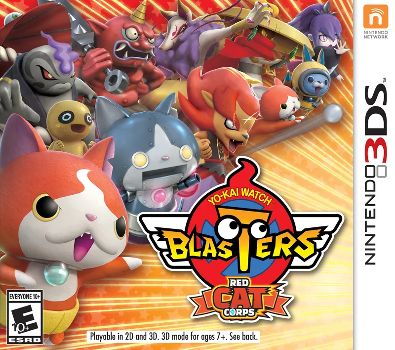 Yo-kai Watch Blasters: Red Cat Corps box art