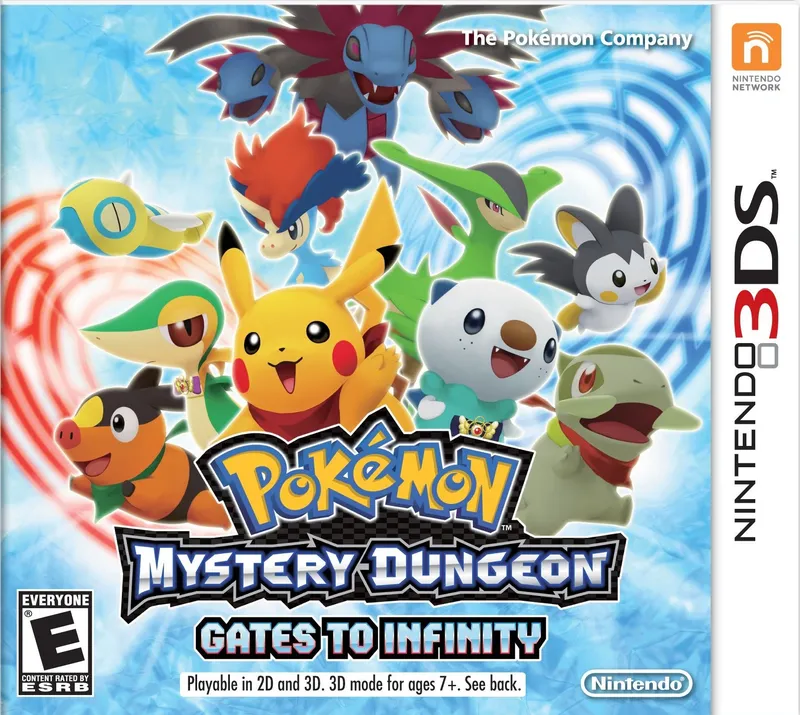 Pokemon Mystery Dungeon: Gates to Infinity box art