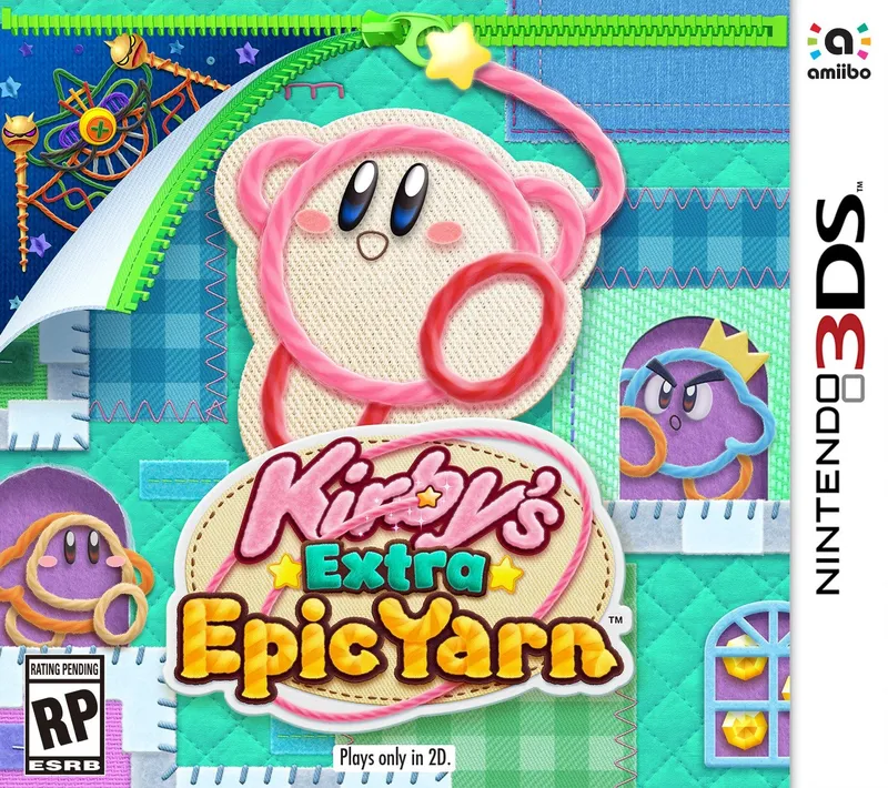 Kirby's Extra Epic Yarn box art