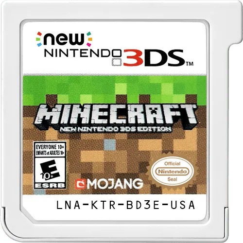 Minecraft: New Nintendo 3DS Edition cart