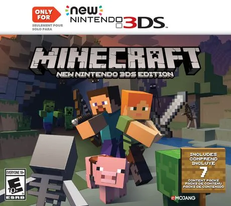 Minecraft: New Nintendo 3DS Edition box art