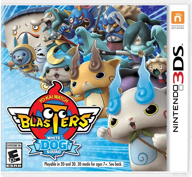 Yo-Kai Watch Blasters: White Dog Squad box art