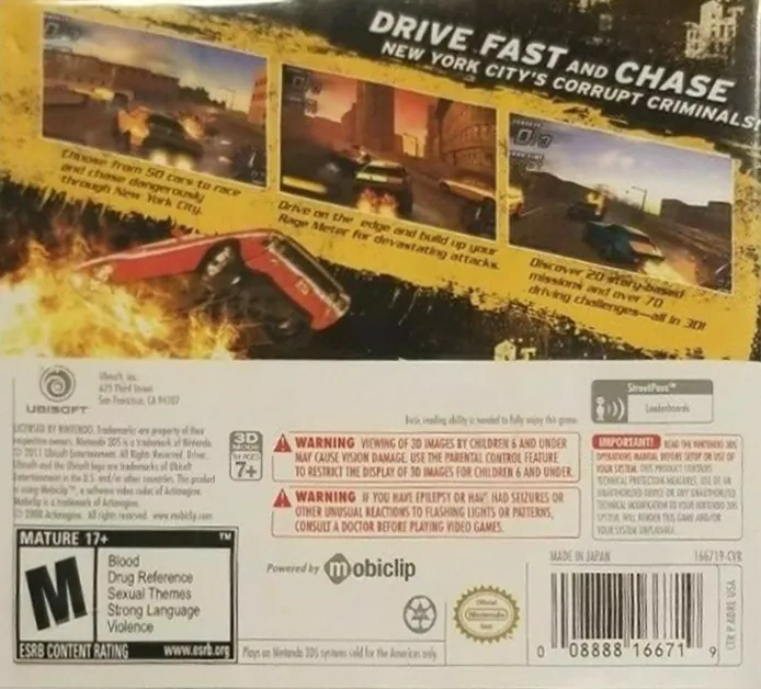 Driver: Renegade box back