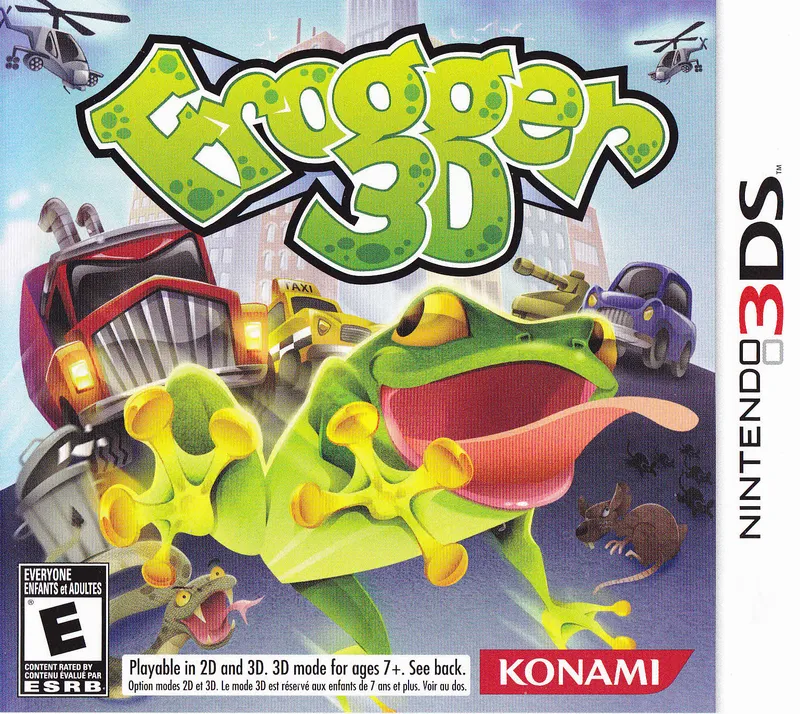 Frogger 3D box art