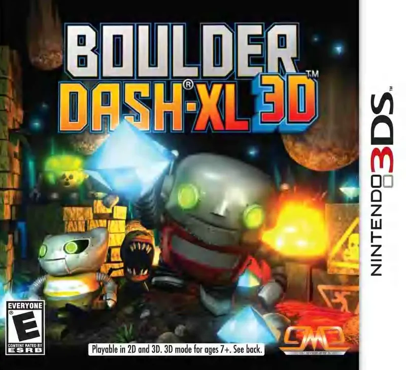 Boulder Dash-XL 3D box art