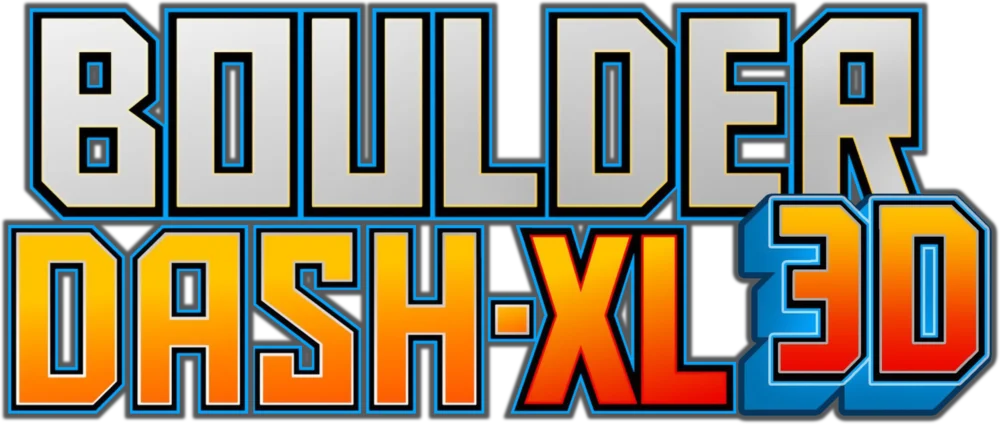 Boulder Dash-XL 3D logo