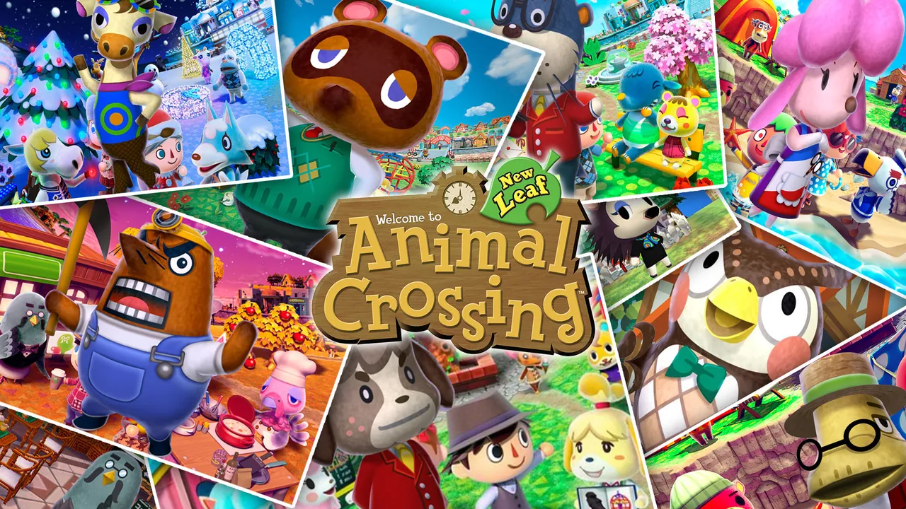 Backdrop artwork for Animal Crossing: New Leaf